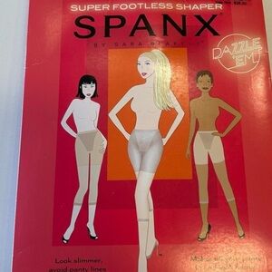 SPANX Dazzle 'Em Footless Shaper in Nude